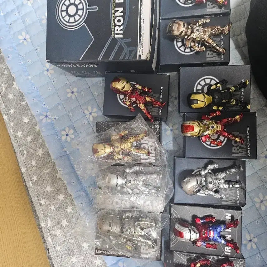 [BUNJANG] Iron Man KizLogic Egg Attack Mini Figure / 키즈네이션 키즈로직 에그어택 핫토이 차량용 미니 피규어 아이언맨