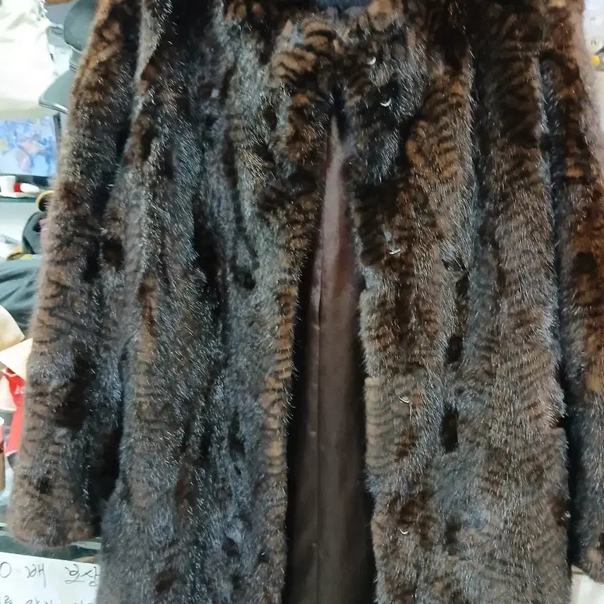 [BUNJANG] Chatelaine Mink Fur Coat Brown 100 / 샤트렌 밍크모피 코트 브라운100