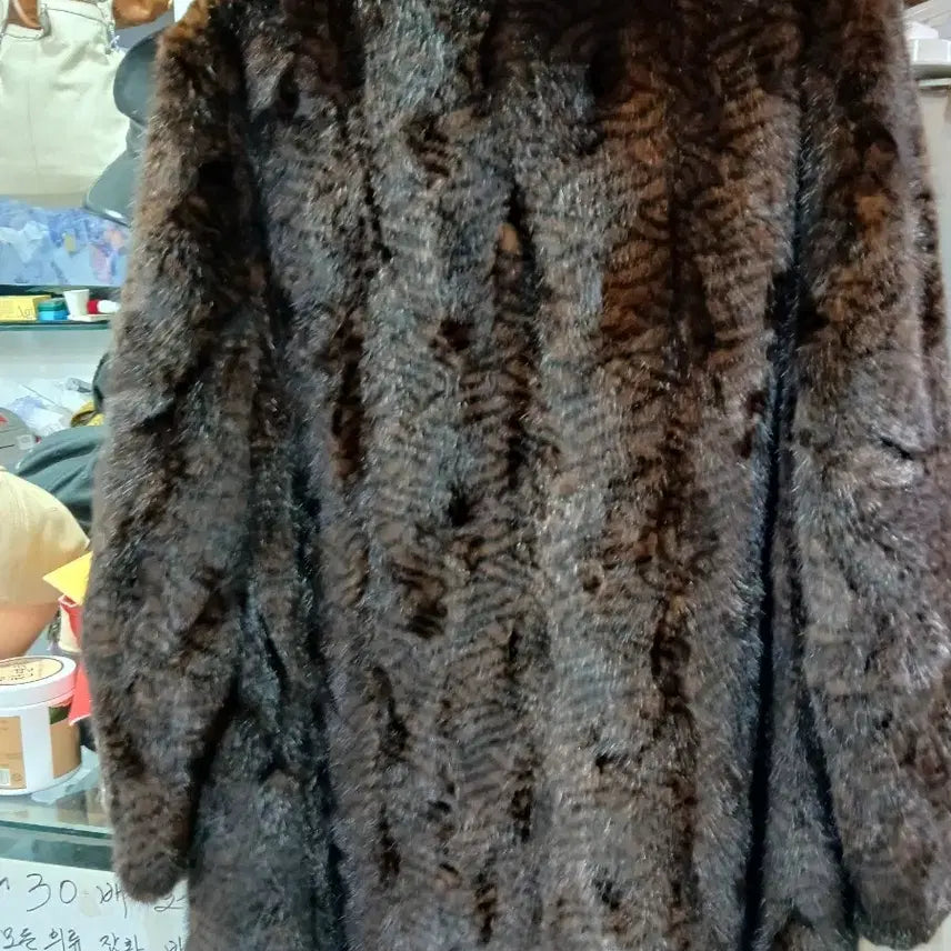 [BUNJANG] Chatelaine Mink Fur Coat Brown 100 / 샤트렌 밍크모피 코트 브라운100