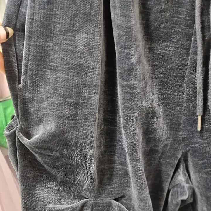 [BUNJANG] Code Criss Velvet Shirring Pants L / 코드 크리즈 벨벳 셔링 팬츠 L