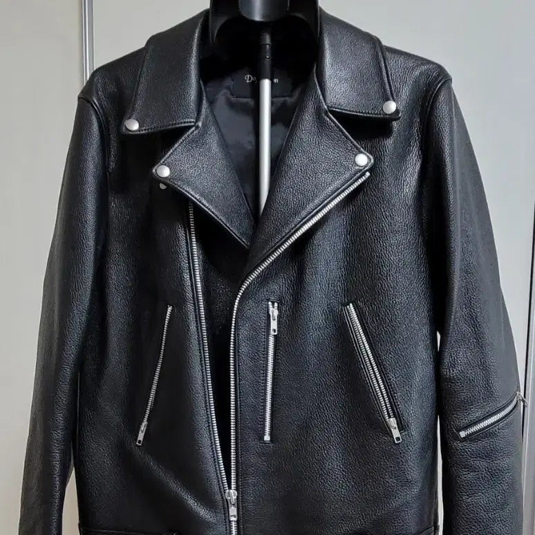 [BUNJANG] Leather Rider Jacket / 가죽 라이더 자켓