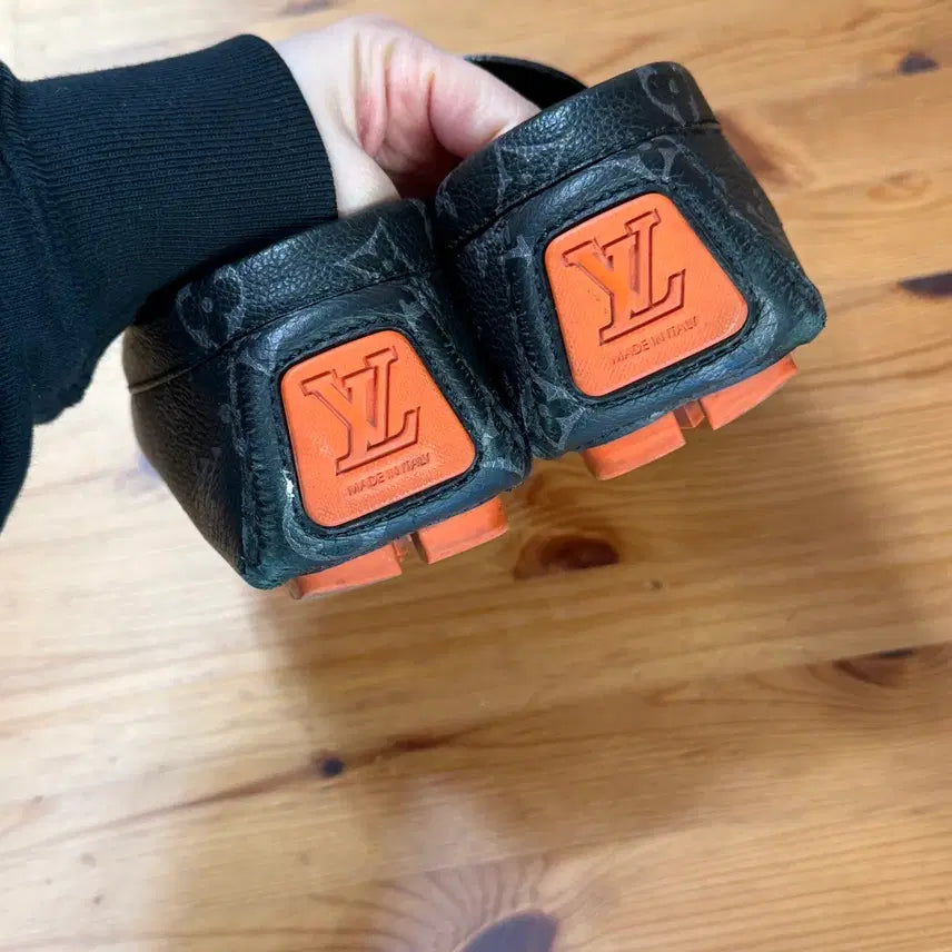 [BUNJANG] Louis Vuitton Eclipse Driver Men's Moccasin Shoes (Size 6) / 루이비통 정품 이클립스 드라이버 남성 모카신 구두 6사이즈