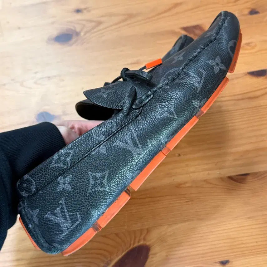 [BUNJANG] Louis Vuitton Eclipse Driver Men's Moccasin Shoes (Size 6) / 루이비통 정품 이클립스 드라이버 남성 모카신 구두 6사이즈