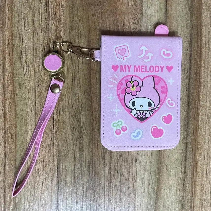 [BUNJANG] Sanrio My Melody Kogal Reversible Pass Card Holder / 산리오 코갸루 릴패스 카드 지갑 핸드폰 포카 홀더 마이멜로디 교통카드
