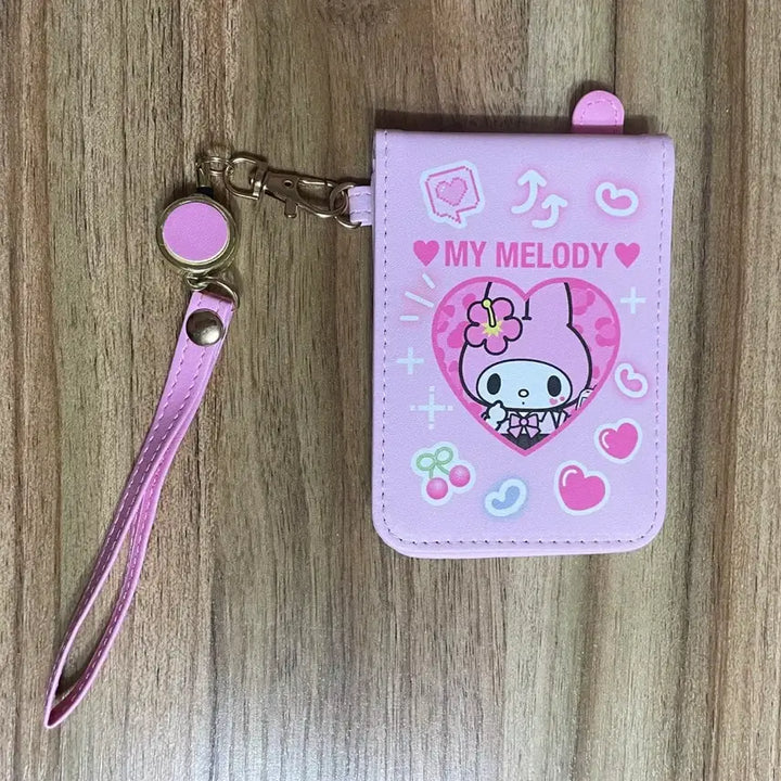[BUNJANG] Sanrio My Melody Kogal Reversible Pass Card Holder / 산리오 코갸루 릴패스 카드 지갑 핸드폰 포카 홀더 마이멜로디 교통카드