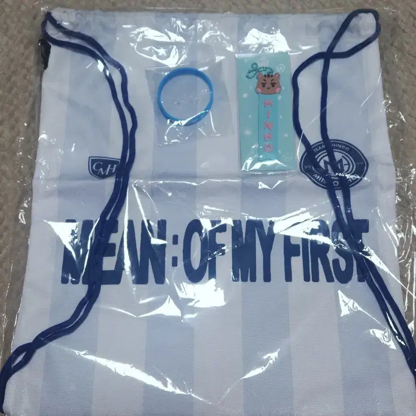 [SOLD OUT] 샤이니 민호 다라밍 네임택 사첵 스트링백 기프트 새상품 양도