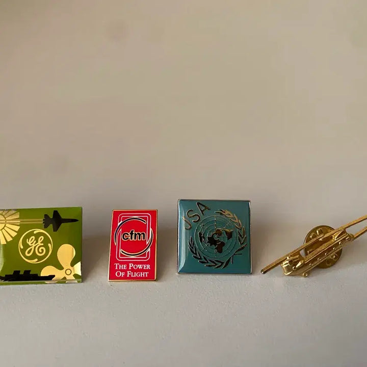 [BUNJANG] Military Pin Badge Set (Bundle of 4) / 밀리터리 핀뱃지 세트(4개 일괄)