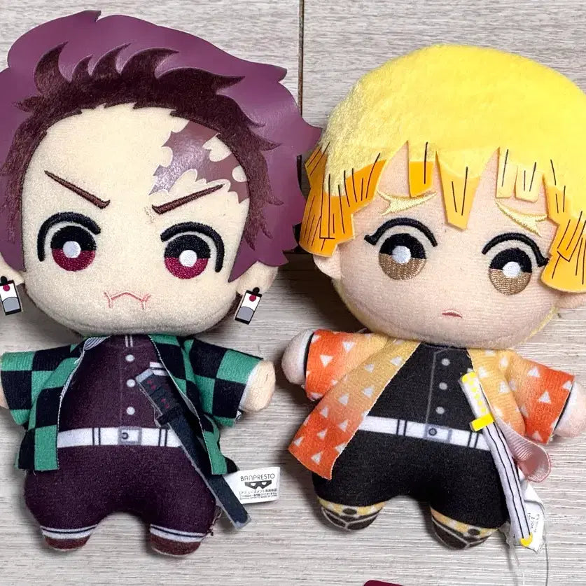 [BUNJANG] Demon Slayer Tanjiro Zenitsu Tomonui Plush / 귀멸의칼날 토모누이 탄지로 젠이츠
