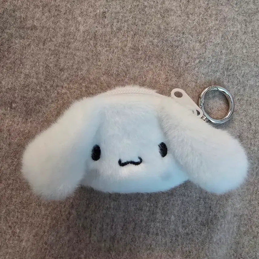 [BUNJANG] Sanrio Cinnamoroll Monotone Mini Pouch Keyring / 산리오 시나모롤 모노톤 미니파우치 키링