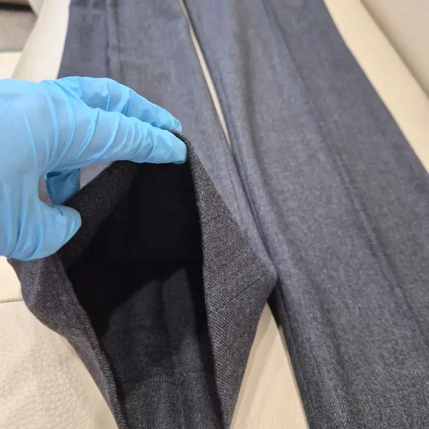 [BUNJANG] Prada Women's Wide Slacks Belted Trousers / PRADA 프라다 정품 여성 벨트 와이드 슬랙스