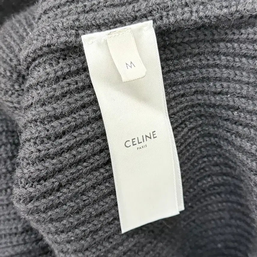 [SOLD OUT] [S+급/M] 24FW 셀린느 C로고 컬리지 가디건 블랙