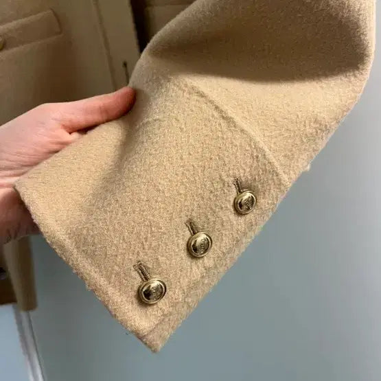 [BUNJANG] SYSTEM Cashmere Blend Cropped Jacket Gray / 시스템 캐시미어 블렌드 크롭 재킷 그레이 한섬