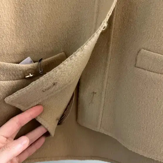 [BUNJANG] SYSTEM Cashmere Blend Cropped Jacket Gray / 시스템 캐시미어 블렌드 크롭 재킷 그레이 한섬