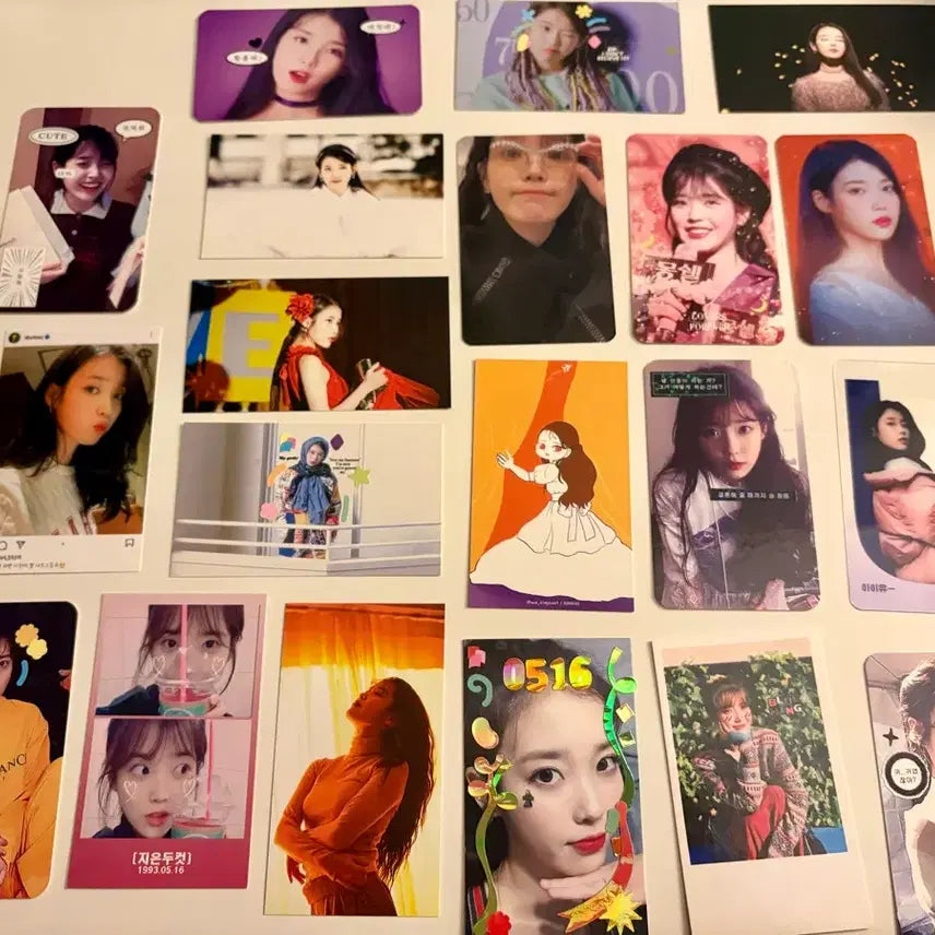 [BUNJANG] IU Unofficial Photocard Bundle Set / 아이유 포토카드 굿즈 모음 비공굿 일괄