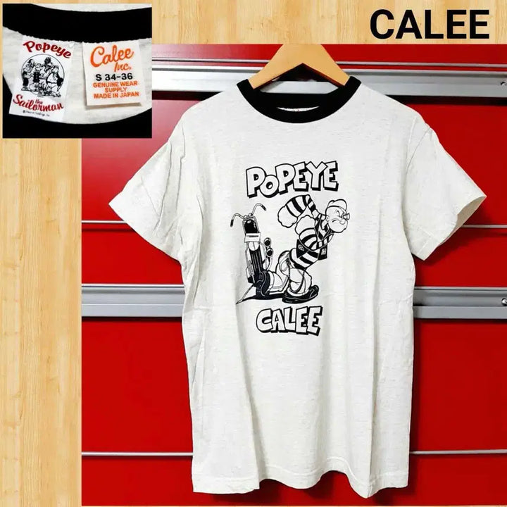 [BUNJANG] CALEE POPEYE Collaboration T-shirt / CALEE POPEYE 뽀빠이 콜라보 티셔츠