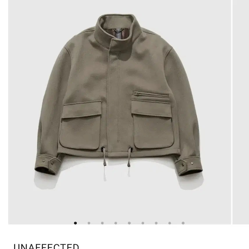 [BUNJANG] Unaffected Wool Blouson Beige Jacket / [L] 언어펙티드 울 블루종 베이지