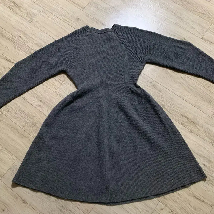 [BUNJANG] Jill Stuart Cashmere Blend Ribbed Knit Mini Dress / 질스튜어트 캐시미어,모혼방 골지니트원피스