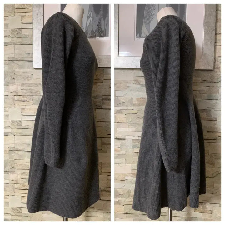 [BUNJANG] Jill Stuart Cashmere Blend Ribbed Knit Mini Dress / 질스튜어트 캐시미어,모혼방 골지니트원피스