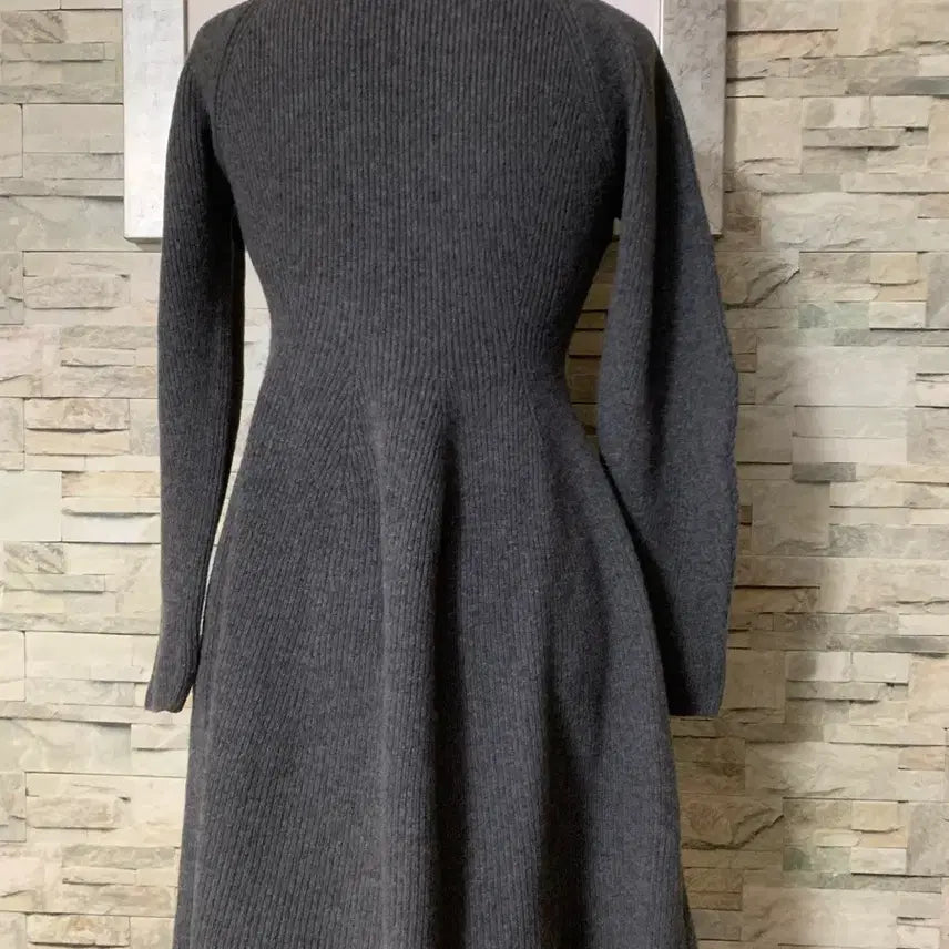 [BUNJANG] Jill Stuart Cashmere Blend Ribbed Knit Mini Dress / 질스튜어트 캐시미어,모혼방 골지니트원피스