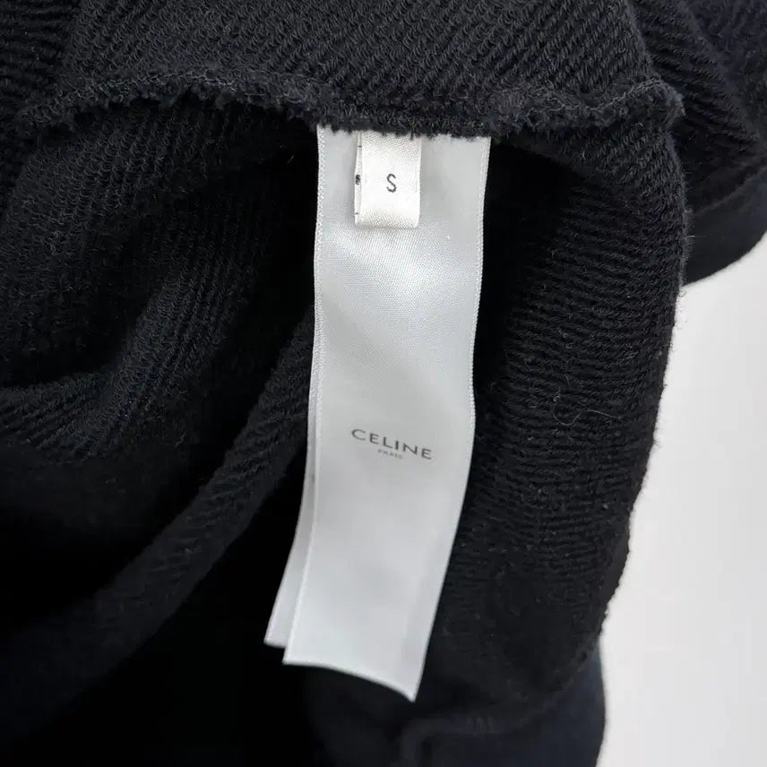 [BUNJANG] Celine Triomphe Hooded Sweatshirt and Jogger Pants Training Set / [S+급/M] 셀린느 트리오페 후드티 조거팬츠 트레이닝 셋업 블랙