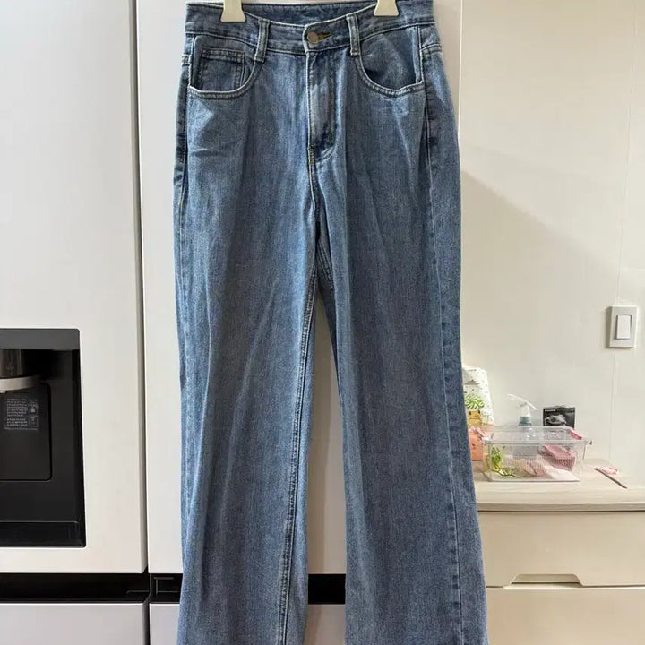 [BUNJANG] Mid-Wash Straight Leg Denim Pants / (5/26까지 중청) 일자 청바지 데님팬츠