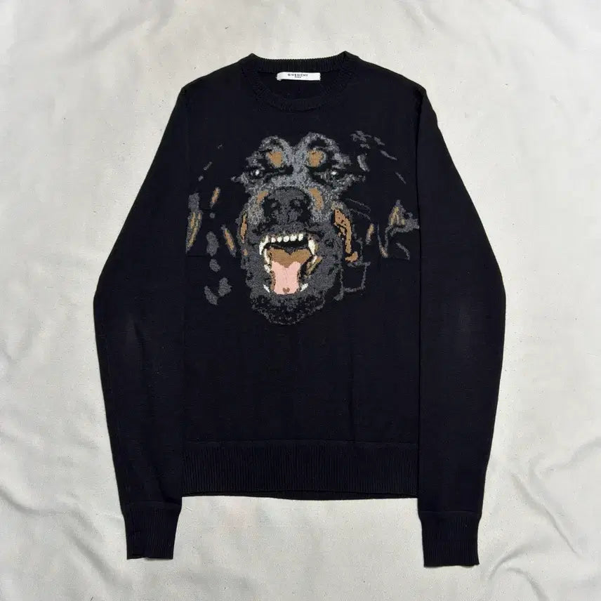 [BUNJANG] Givenchy Rottweiler Knit Sweater / L 지방시 로트와일러 니트