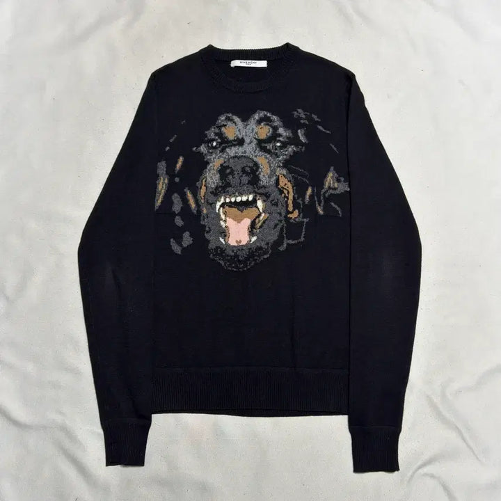 [BUNJANG] Givenchy Rottweiler Knit Sweater / L 지방시 로트와일러 니트