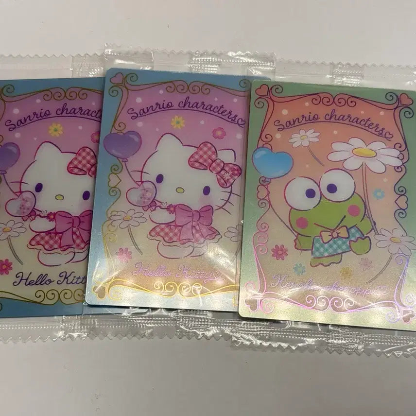 [BUNJANG] Sanrio Kitty Kerokerokeroppi Wafer Card Bundle Set / 일괄) 산리오 웨하스 카드 2탄 3탄 키티 헬로키티 케로케로피