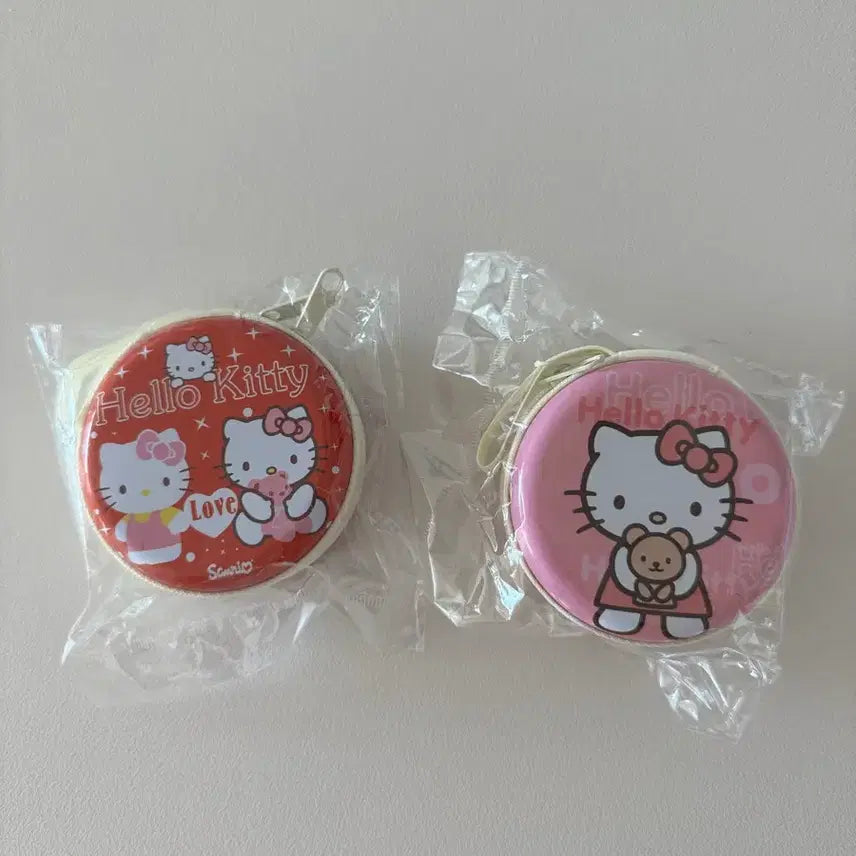 [BUNJANG] Hello Kitty Red Mini Tin Case Pouch / 레드빨강) 헬로키티 틴케이스 미니 파우치