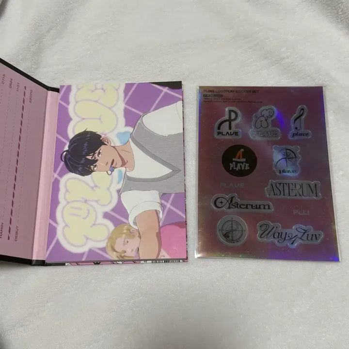 [BUNJANG] PLAVE Samwe Postcard Book & Logo Sticker Pack Bundle Set / 플레이브 삼왜 엽서북 왜요왜요왜 로고 스티커팩 일괄