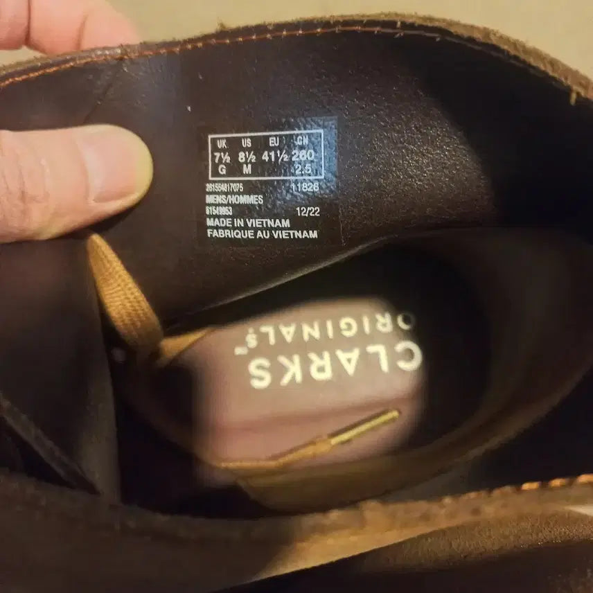 [BUNJANG] Clarks Desert Boots UK7.5 (260-265) Colas Suede / 클락스 데저트 부츠 (260, 265) UK7.5 / 콜라 스웨이드