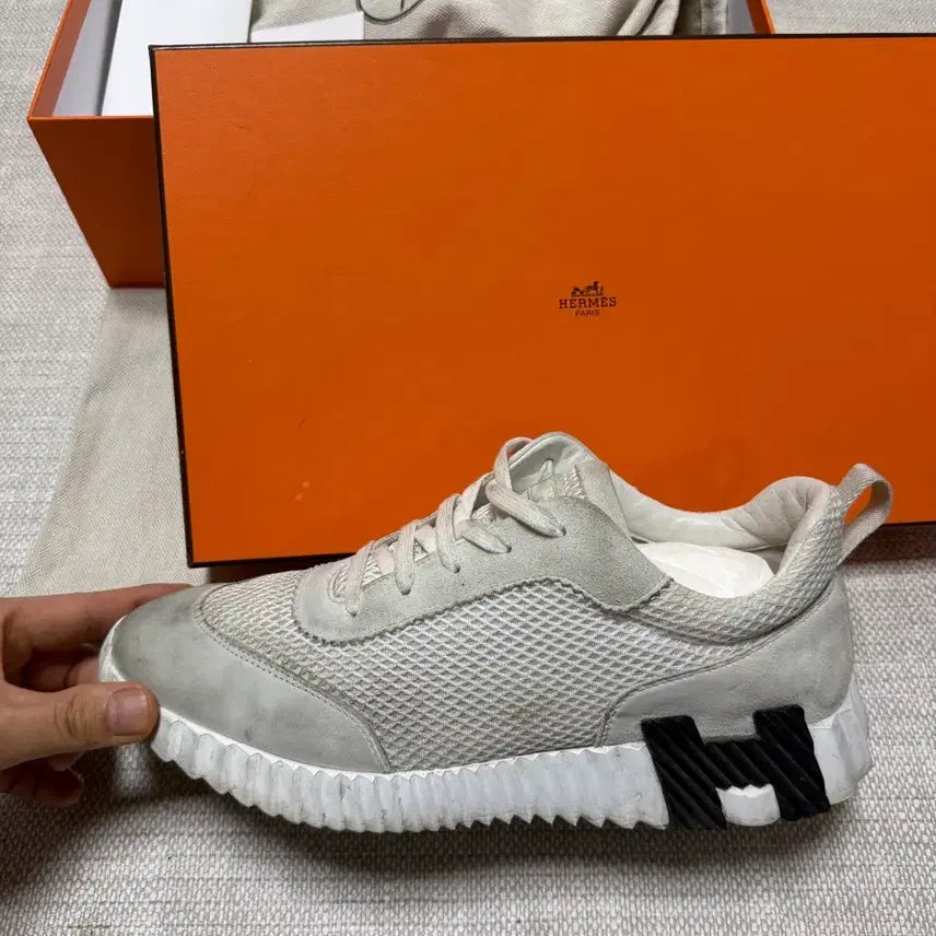 [BUNJANG] Hermes Bouncing 42 Sneakers / 에르메스 바운싱 42