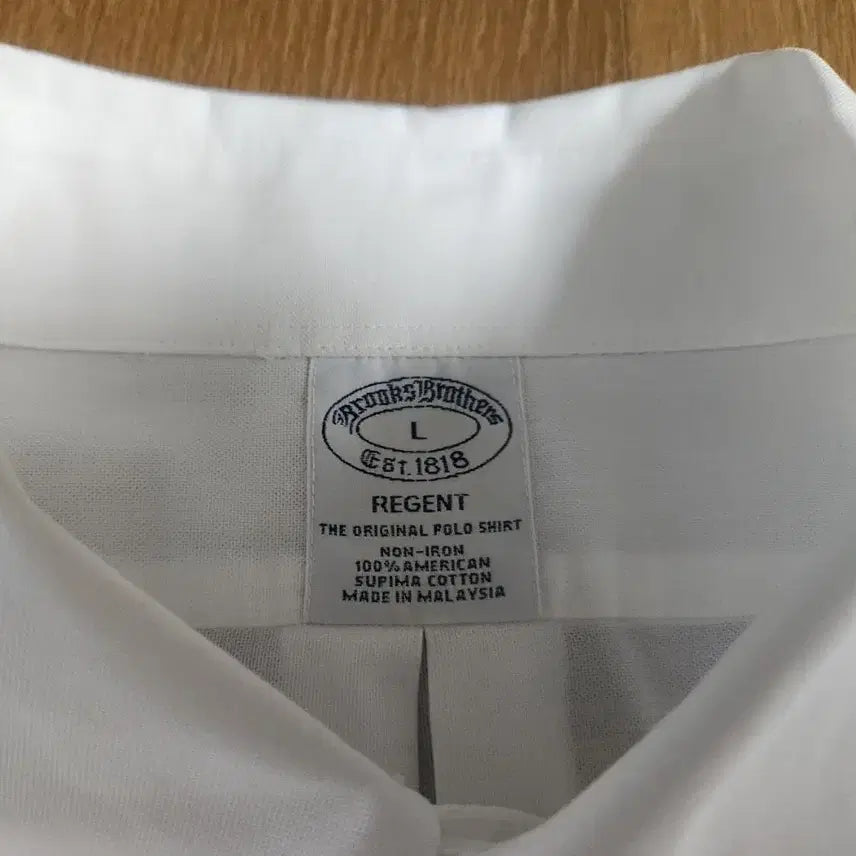[SOLD OUT] 브룩스브라더스 리젠트핏 화이트 옥스포드셔츠(L)