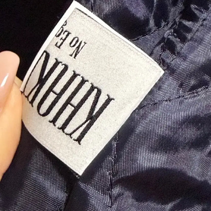 [BUNJANG] Kaki Point Navy Duffle Half Coat / 카키포인트 더플 하프 코트 네이비 떡코 떡볶이코트 카포
