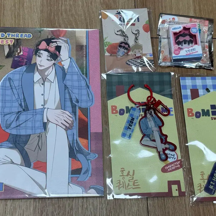 [BUNJANG] Hongsil Quest Home Party Bundle Set / 홍실퀘스트 홈파티 굿즈 뽀시래기 인형 일괄