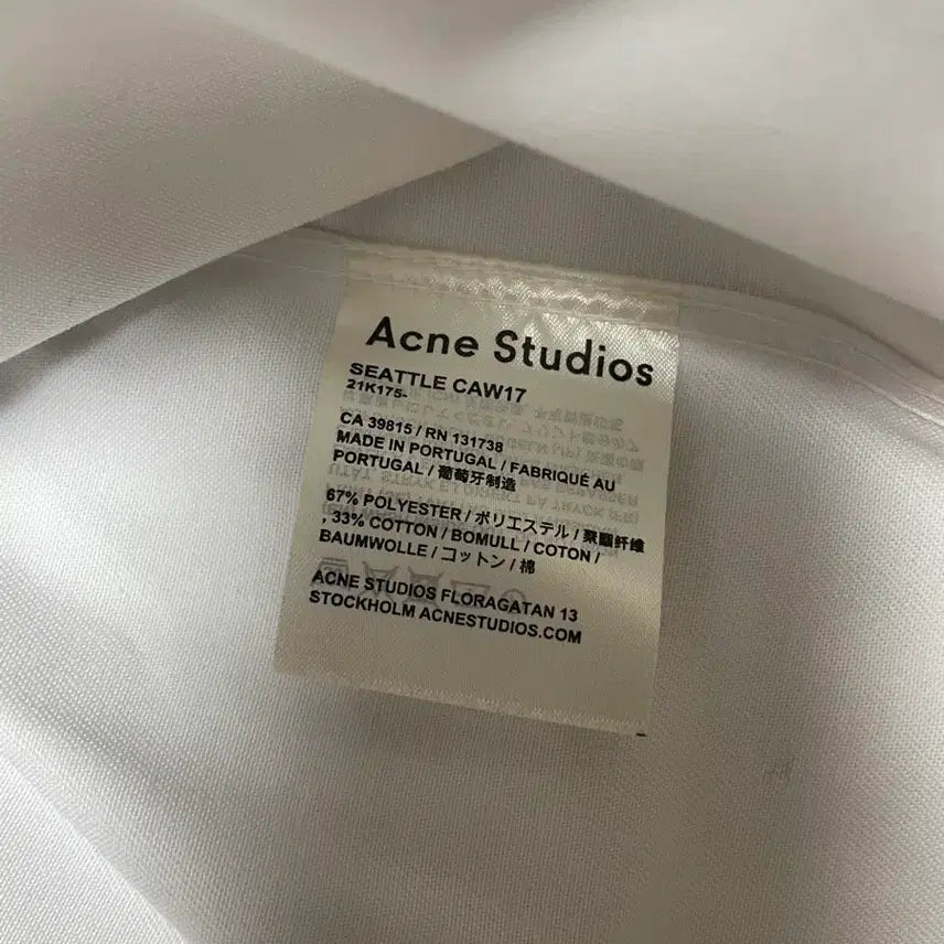 [BUNJANG] Acne Studios Seattle Work Shirt Size 44 / 아크네 스튜디오 시애틀 워크 셔츠 44사이즈