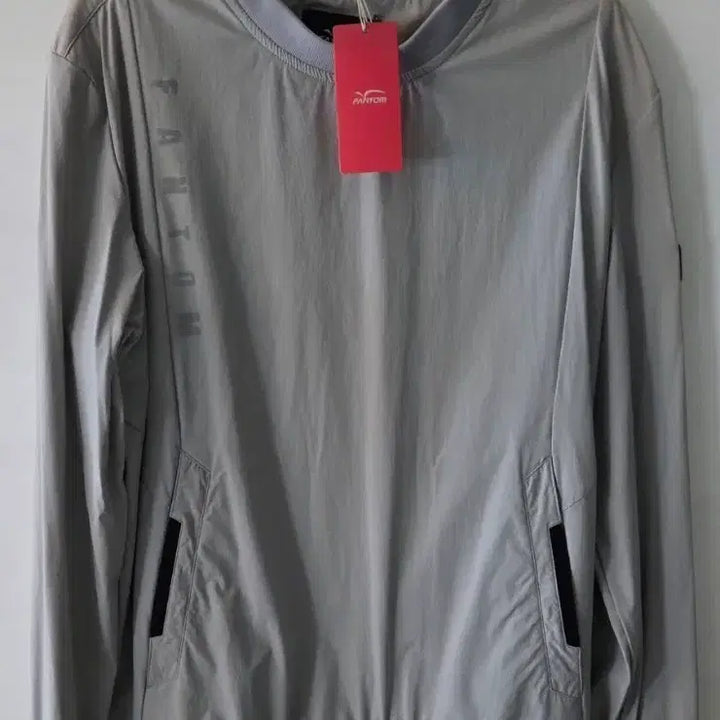 [BUNJANG] Phantom Warm-up Windbreaker (Grey, Size 100) / 팬텀 맨투맨형 웜업 바람막이 새제품 100