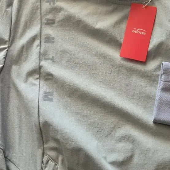 [BUNJANG] Phantom Warm-up Windbreaker (Grey, Size 100) / 팬텀 맨투맨형 웜업 바람막이 새제품 100