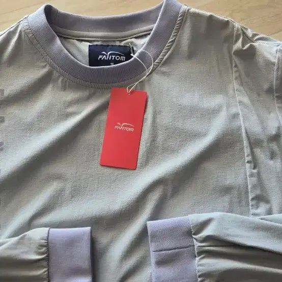 [BUNJANG] Phantom Warm-up Windbreaker (Grey, Size 100) / 팬텀 맨투맨형 웜업 바람막이 새제품 100