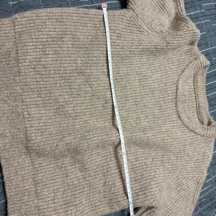 [BUNJANG] Cropped Knit Brown Arm Warmers Set / 크롭 니트 브라운 팔토시 세트 (새상품x)