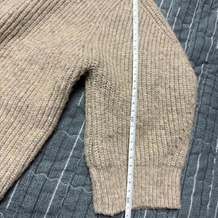 [BUNJANG] Cropped Knit Brown Arm Warmers Set / 크롭 니트 브라운 팔토시 세트 (새상품x)