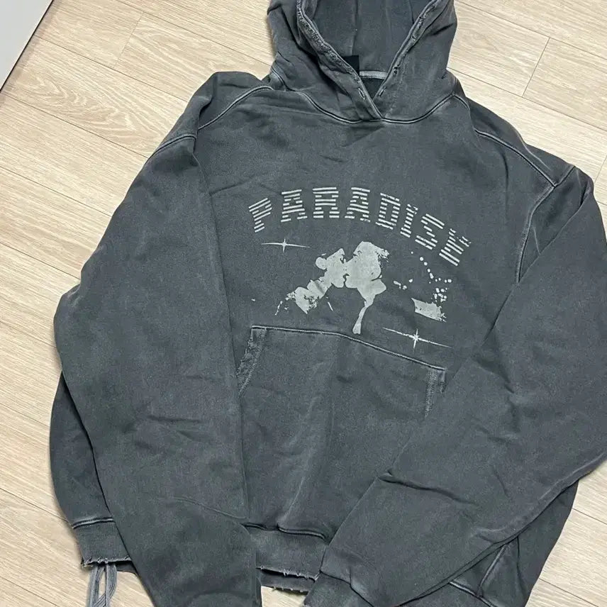 [BUNJANG] Tilden Paradise Charcoal Hoodie / 틸던 파라다이스 후드 차콜