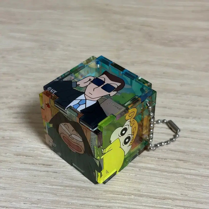 [BUNJANG] Crayon Shin-chan Cube Keyring / 짱구 큐브 키링