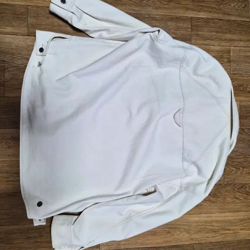 [BUNJANG] System Homme Ivory Shirt Jacket with Hoodie / 시스템옴므 셔츠자켓 팝니다
