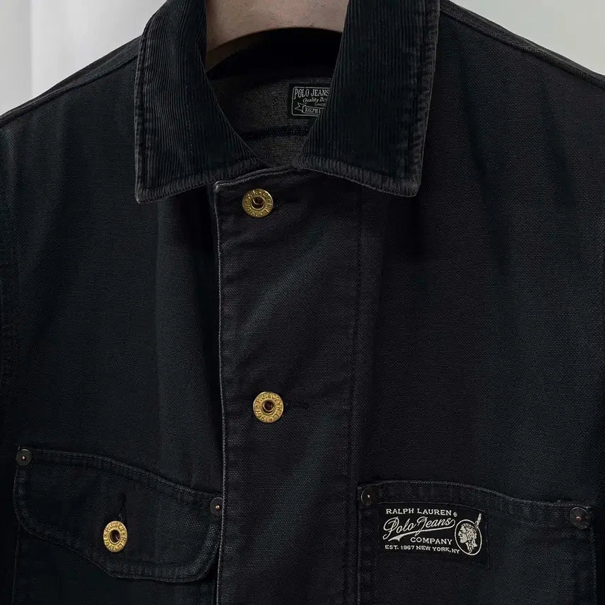 [SOLD OUT] 폴로 랄프로렌 사우스웨스트 인디언헤드 스톤 블랙데님 초어자켓