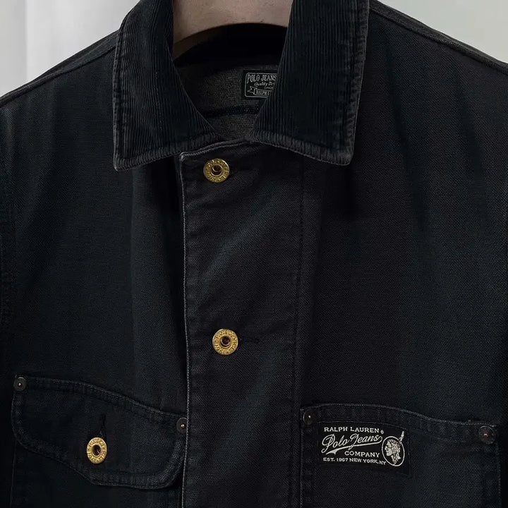 [SOLD OUT] 폴로 랄프로렌 사우스웨스트 인디언헤드 스톤 블랙데님 초어자켓