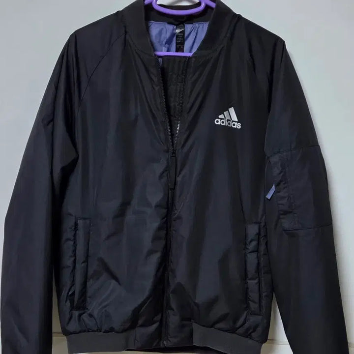 [BUNJANG] Adidas Black Bomber Jacket (L) / 아디다스 항공점퍼 블루종 블랙 L 상태최고