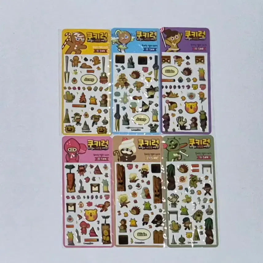 [BUNJANG] Cookie Run Sticker Bundle Set / 일괄)고전문구 쿠키런 스티커