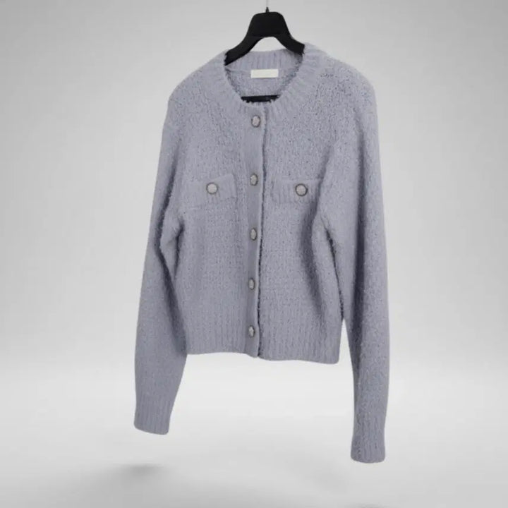 [BUNJANG] Verve Boucle No Collar Cardigan / 여성F / 베르브 부클 노카라 가디건GR 16-95
