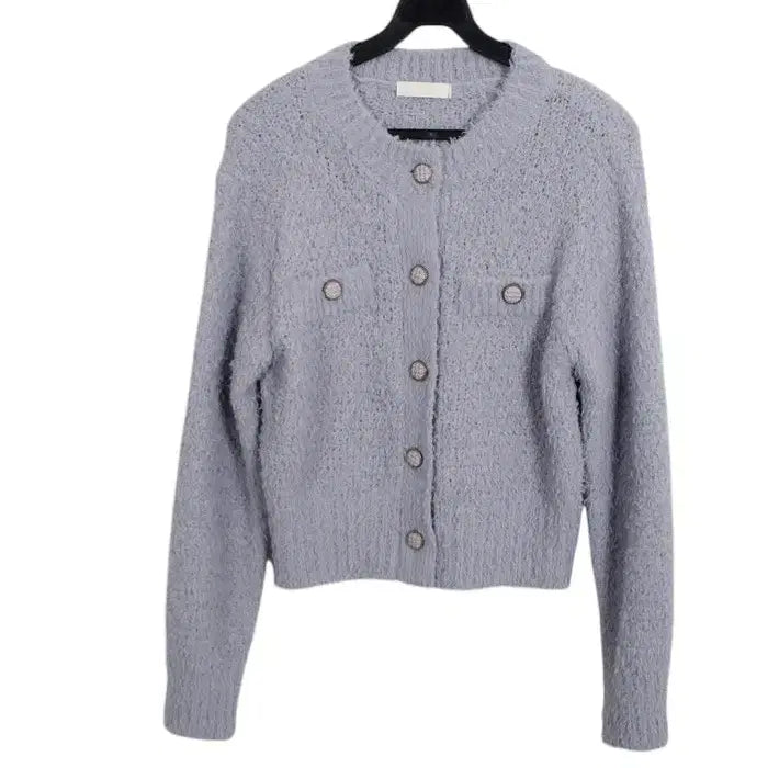 [BUNJANG] Verve Boucle No Collar Cardigan / 여성F / 베르브 부클 노카라 가디건GR 16-95